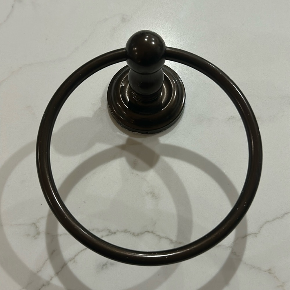 Towel Ring in vintage bronze finish